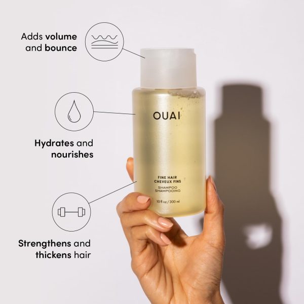 OUAI Fine Shampoo + Conditioner Set - Bring Fine Hair to the... - Image 2