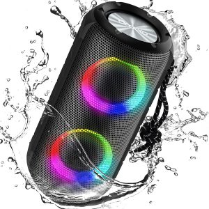 Oraolo Bluetooth Speaker 24W, Portable Speaker with RGB Ligh...
