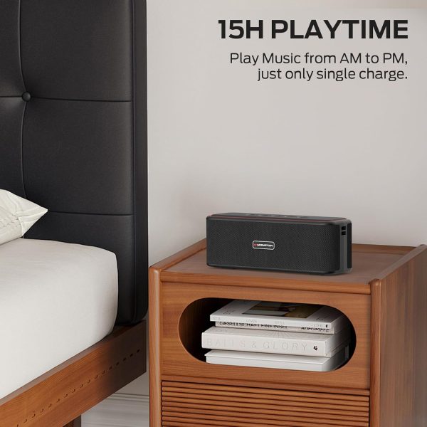 Monster Shock Plus Bluetooth Speaker, Portable Speaker with ... - Image 6