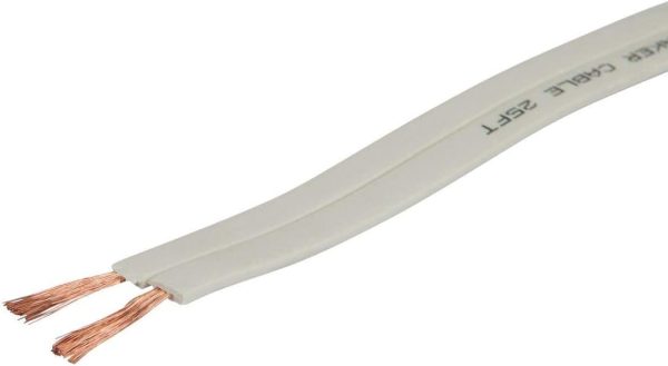Monoprice 111935 Planate Series 16 Gauge AWG Pure Copper Fla...