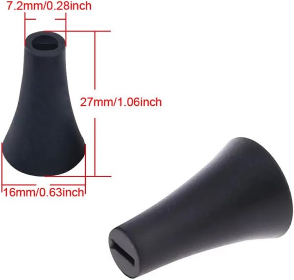 ThtRht 8 Pack Rubber Cap Silicone Tips Replacement Parts Pie... - Image 2