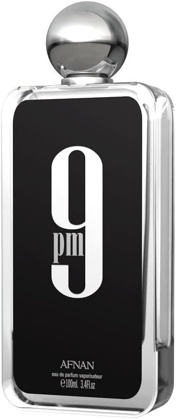 Afnan 9 Pm for Men Eau de Parfum Spray, 3.4 Ounce
