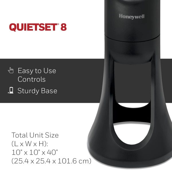Honeywell HYF290BCM1 QuietSet® 8 Whole Room 40” Tall Tower F... - Image 5