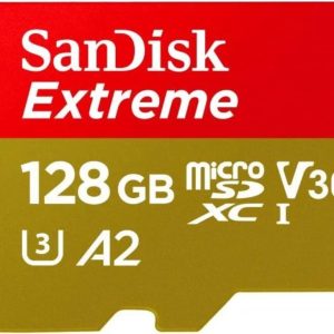SanDisk 128GB Extreme microSD UHS I Card for 4K Video on Sma...