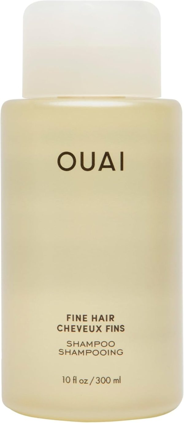 OUAI Fine Shampoo - Volumizing Shampoo with Strengthening Ke...