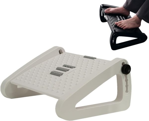 New Ergo Life Adjustable Footrest Under Desk, Comfort Foot S...