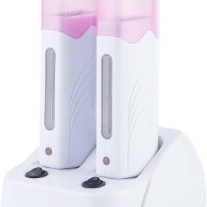 Double Roll On Wax Warmer For Hair Removal Wax Roller Wax He...