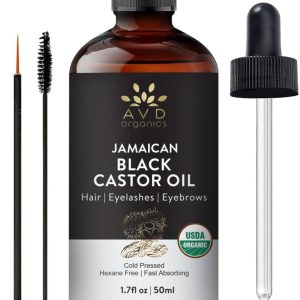 AVD ORGANICS Jamaican Black Castor Oil | 100% Pure and Natur...