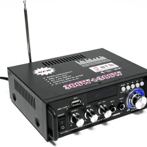600W Amplifier, HiFi Audio Stereo BT Portable Radio for Car ...