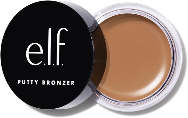 e.l.f. Cosmetics Putty Bronzer, Creamy & Highly Pigmented Fo...