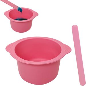 KVZVK Silicone Wax Bowl for Hair Removal, Reusable Non-Stick...