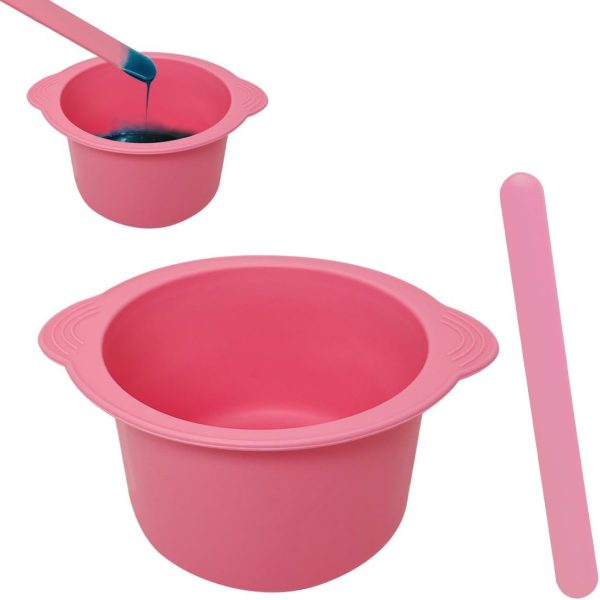 KVZVK Silicone Wax Bowl for Hair Removal, Reusable Non-Stick...