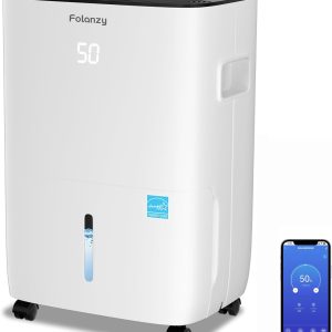 Smart Dehumidifier,Folanzy 120 Pints Energy Star Dehumidifie...