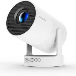 【Electric Focus】Mini Projector with WiFi 6 and Bluetooth 5.4...
