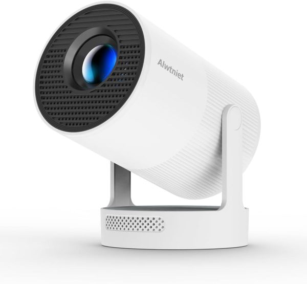 【Electric Focus】Mini Projector with WiFi 6 and Bluetooth 5.4...