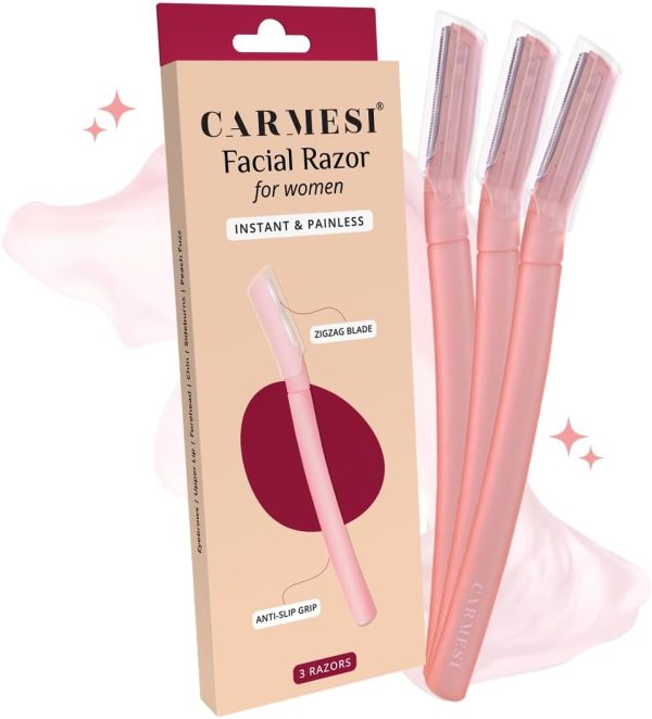 Carmesi Facial Razor for Women | Painless & Precision Face H...