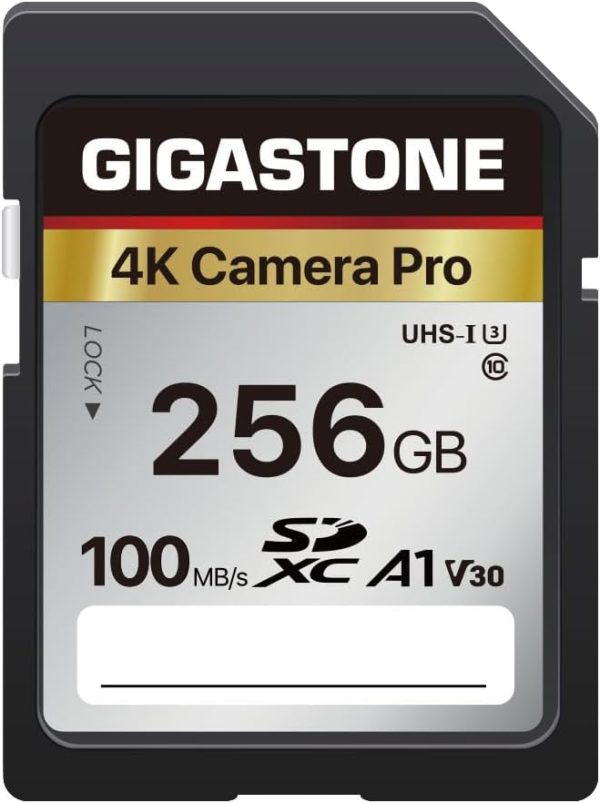 Gigastone 256GB SDXC Memory Card 4K Pro Series Transfer Spee...