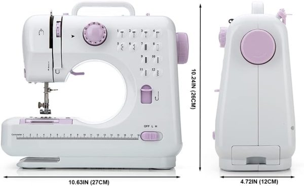 Galadim Mini Sewing Machine (Extension stand, Sewing Supplie... - Image 5