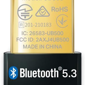 TP-Link USB Bluetooth Adapter for PC, Bluetooth 5.3 Dongle R...