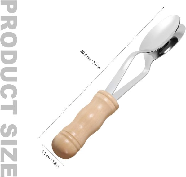 QOOWFEANIG Folk Percussion Instrument Musical Spoons Traditi... - Image 2