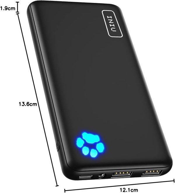 INIU Power Bank, USB C in&Out Slimmest 10000mAh Portable Cha... - Image 13