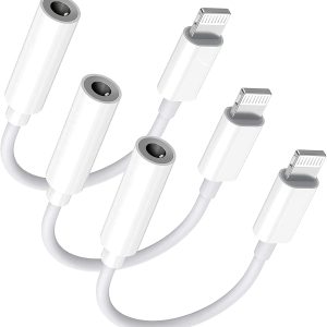Lightning to 3.5 mm Headphone Jack Adapter, [Apple MFi Certi...