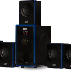 Acoustic Audio AA5102 800W 5.1 Channel Home Theater Surround...