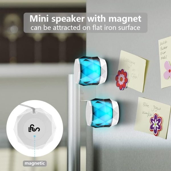LFS Portable Bluetooth Speaker with Lights, Mini Small Speak... - Image 5