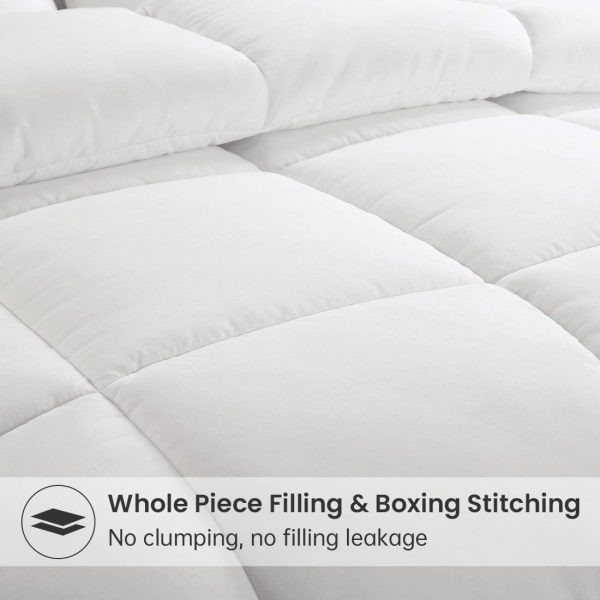 EASELAND Queen Soft Quilted Down Alternative Comforter All S... - Image 2