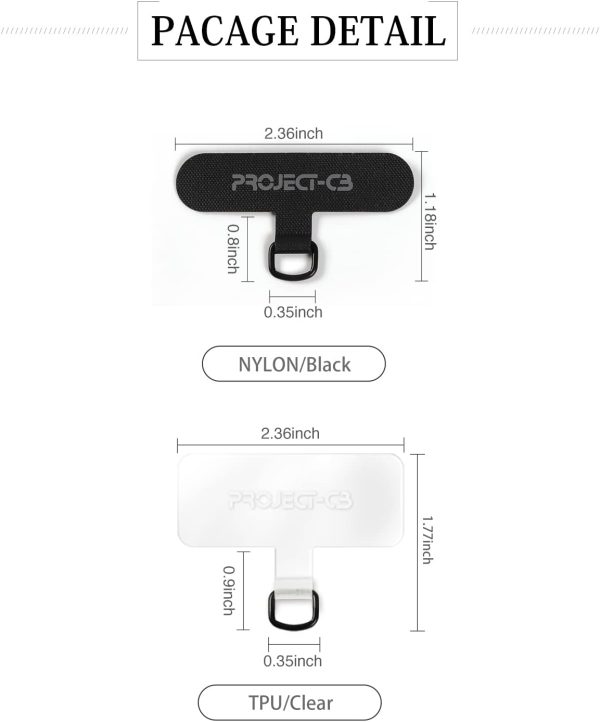 Project-cb Phone Tether Tab 2 Pack,Universal Phone Lanyard P... - Image 7