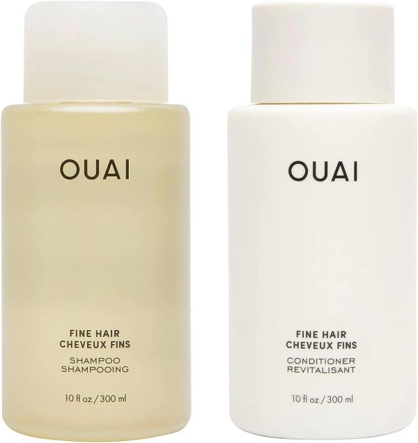 OUAI Fine Shampoo + Conditioner Set - Bring Fine Hair to the...