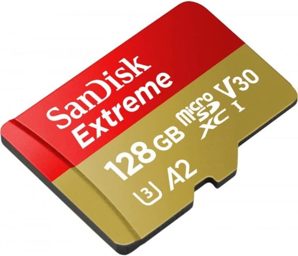 SanDisk 128GB Extreme microSD UHS I Card for 4K Video on Sma…