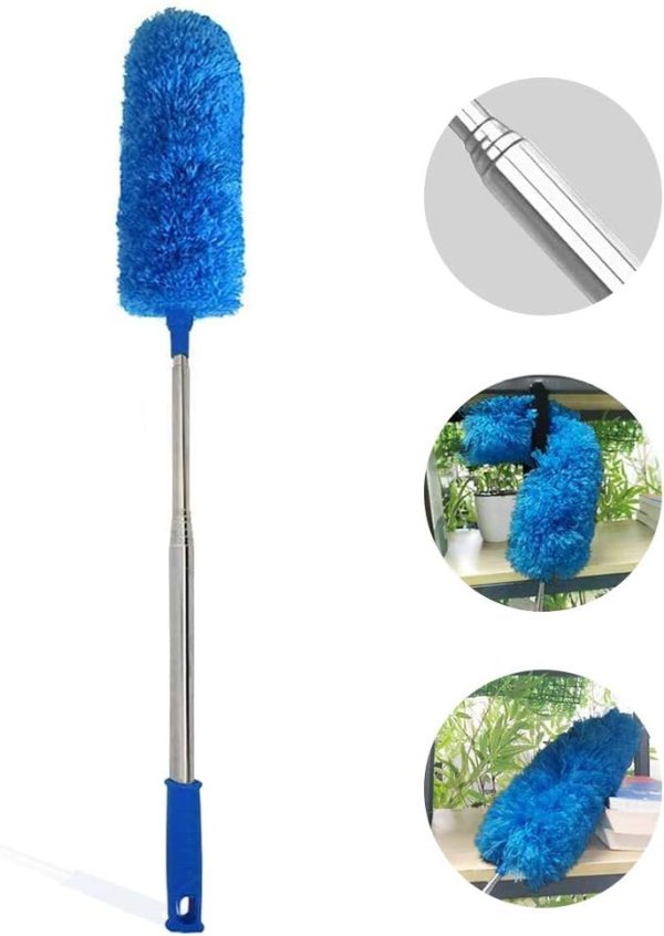 DELUX Microfiber Feather Duster Extendable Duster with 100 i... - Image 5