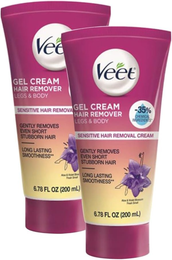 Veet Gel Cream Sensitive Formula Hair Remover With Aloe Vera...