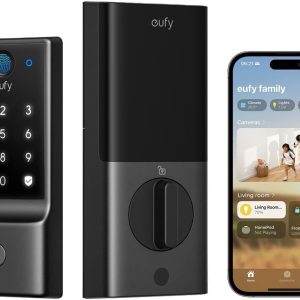 eufy Smart Lock E30, Fingerprint Keyless Entry Door Lock, Sm...