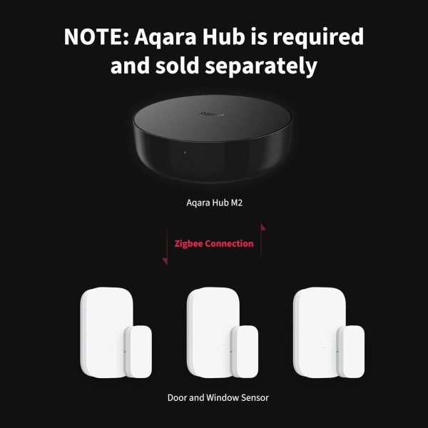 Aqara Zigbee Door and Window Sensor 3 Pack, Wireless Contact... - Image 2