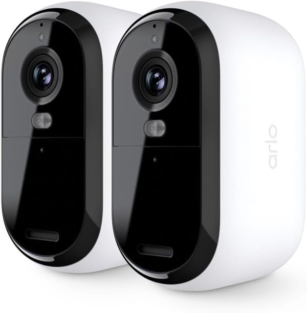 Arlo Essential Security Camera 2K | Outdoor - Indoor | 2nd G...