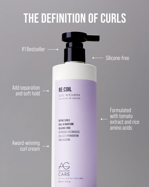 AG Hair Re:Coil Curl Activator Curl Cream - Image 6