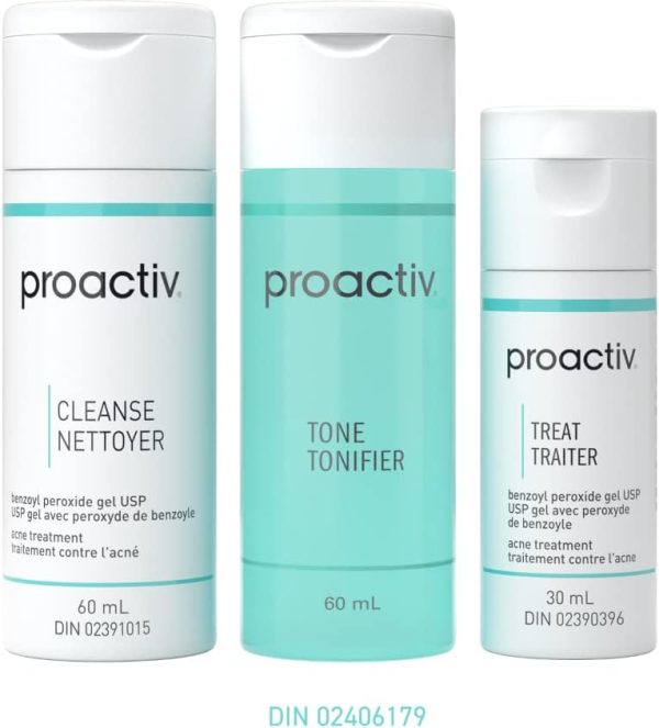 Proactiv 3 Step Acne Treatment - Benzoyl Peroxide Face Wash,...