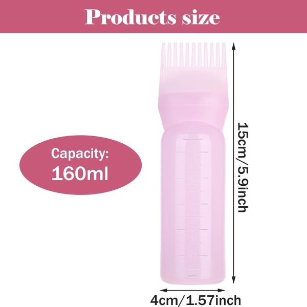 Hair Oil Applicator Bottle, 160ml Root Comb Applicator Bottl... - Image 2