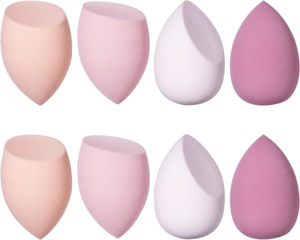 8 Pcs Makeup Sponges Blender Set Professional Beauty Sponge ...