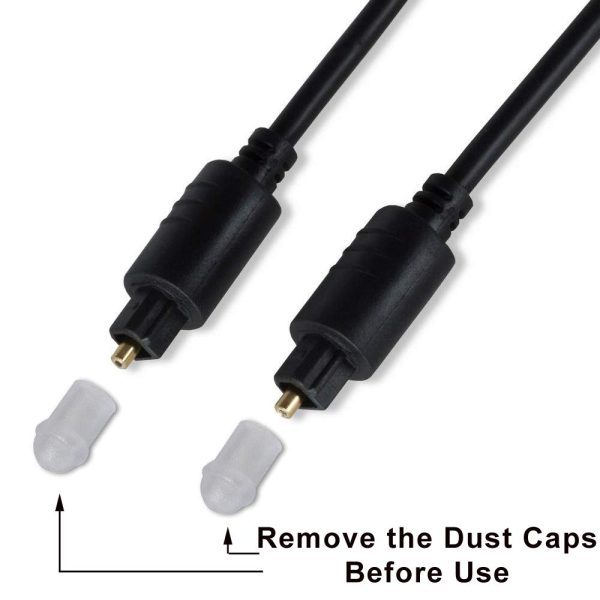 KUNOVA (TM) 6FT Digital Optical Audio Cable Toslink Cable Fi... - Image 2