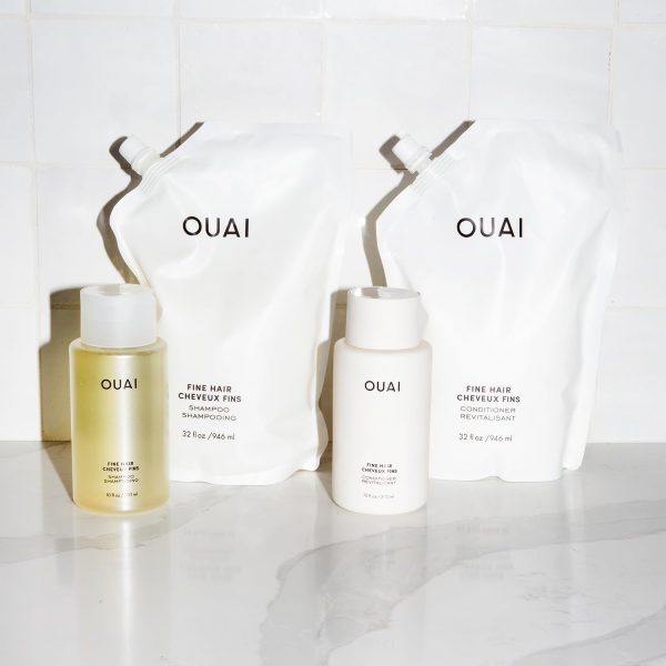 OUAI Fine Shampoo - Volumizing Shampoo with Strengthening Ke... - Image 5