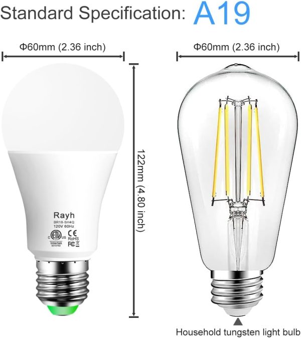 Alexa Light Bulb 130W Equivalent, Smart Light Bulbs Warm Whi... - Image 6