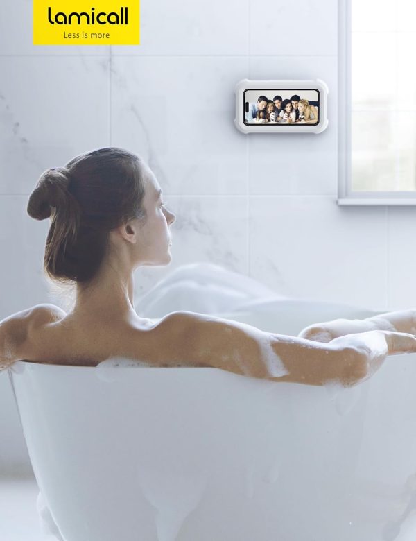 Lamicall Shower Phone Holder Waterproof - IPx6 HD Screen Wat... - Image 7