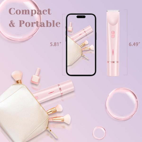 Women Bikini Trimmer, Dual-Head Hair Trimmer for Women,2-in-... - Image 9