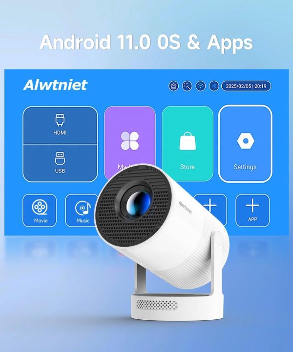 【Electric Focus】Mini Projector with WiFi 6 and Bluetooth 5.4... - Image 4