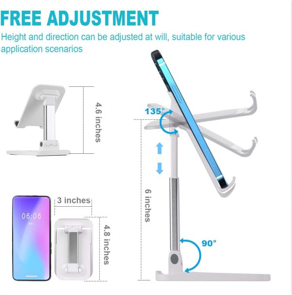 BobBros Cell Phone Stand, Folding Phone Stands, Fully Adjust... - Image 2