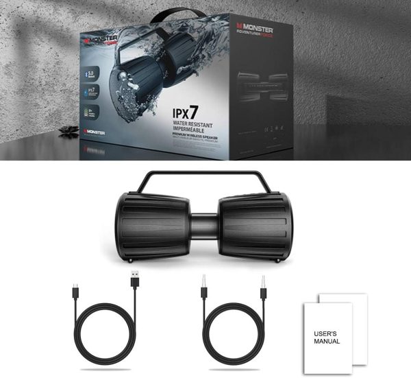 Monster Adventurer Force Bluetooth Speaker, IPX7 Waterproof ... - Image 7