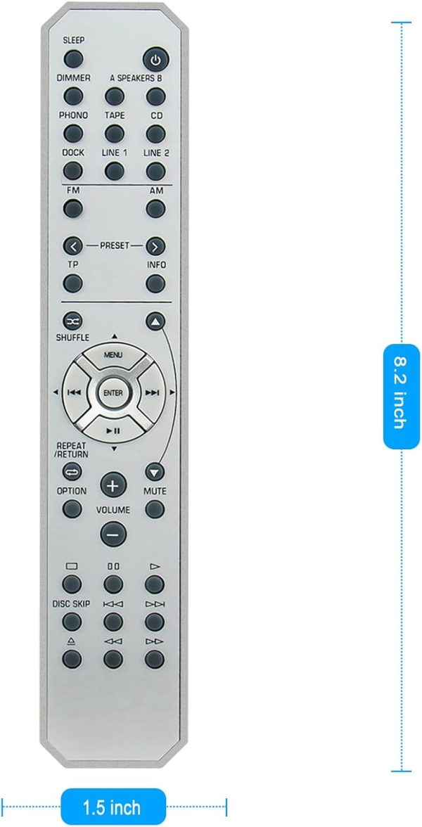 Replacement Remote Control RAX23 WV50020 Applicable for Yama... - Image 4